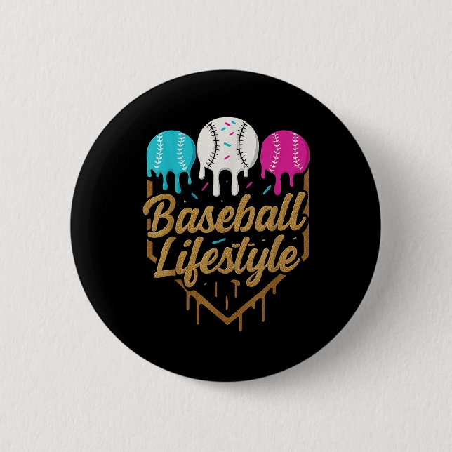 Baseball Lifestyle 101 Apparel Youth Baseball Drip Knapp (Framsida)