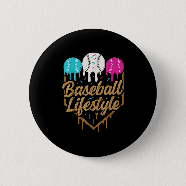 Baseball Lifestyle 101 Apparel Youth Baseball Drip Knapp (Framsida)