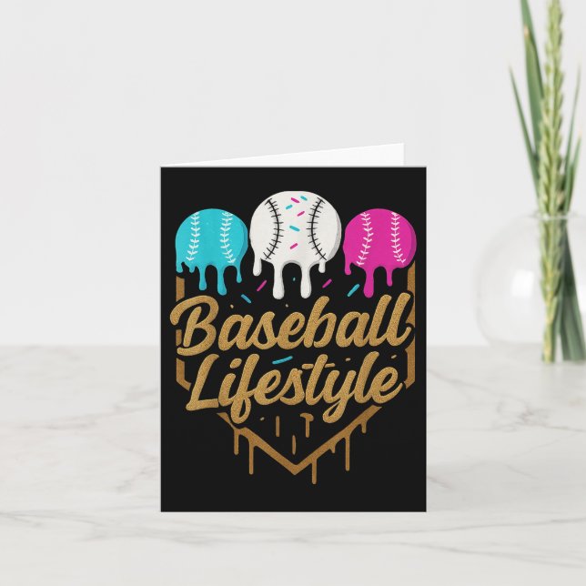 Baseball Lifestyle 101 Apparel Youth Baseball Drip Kort (Framsida)