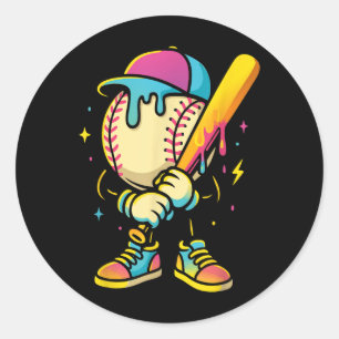 Baseball Lifestyle 101 Apparel Youth Baseball Drip Runt Klistermärke