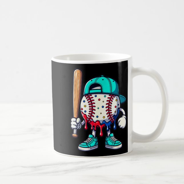 Baseball Lifestyle 101 Apparel Youth Drip Baseball Kaffemugg (Höger)