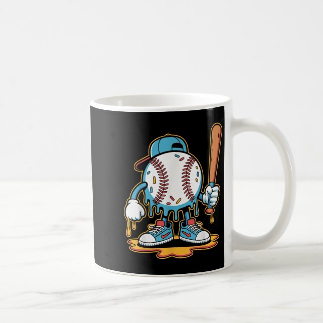 Baseball Lifestyle 101 Ungdomsbasket Drip Ice Kaffemugg (Höger)