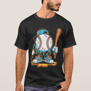 Baseball Lifestyle 101 Ungdomsbasket Drip Ice T Shirt