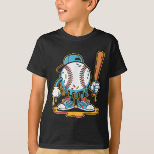 Baseball Lifestyle 101 Ungdomsbasket Drip Ice T Shirt