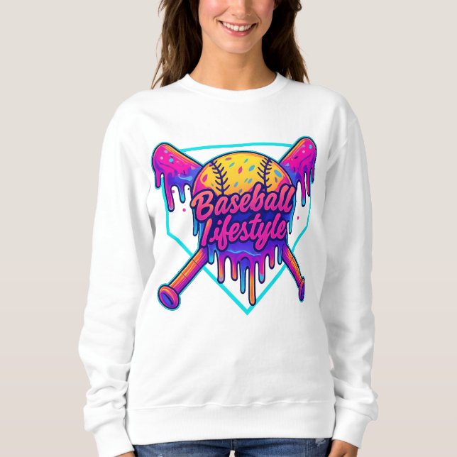 Baseball Lifestyle Apparat Youth Baseball Drip Ice T Shirt (Framsida)