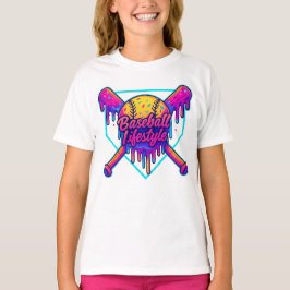 Baseball Lifestyle Apparat Youth Baseball Drip Ice T Shirt