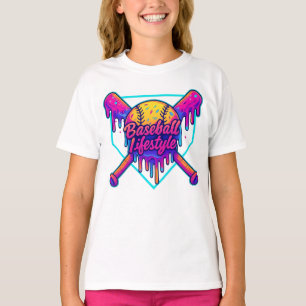 Baseball Lifestyle Apparat Youth Baseball Drip Ice T Shirt