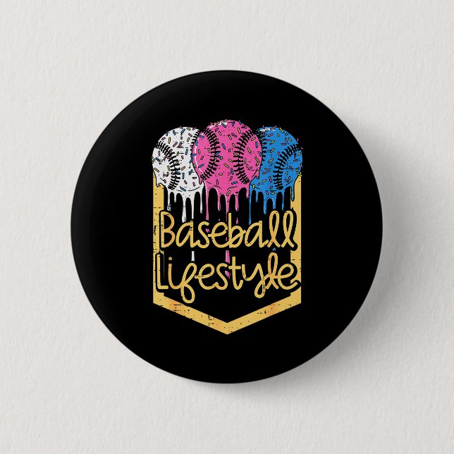 Baseball Lifestyle Ball Sprinkles Drip Boys Kids M Knapp (Framsida)