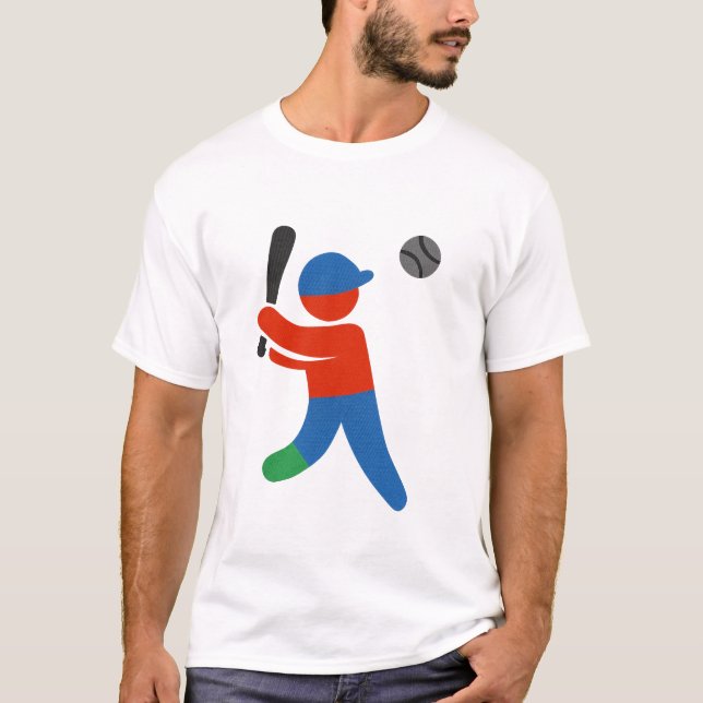 Baseball Lifestyle  T Shirt (Framsida)