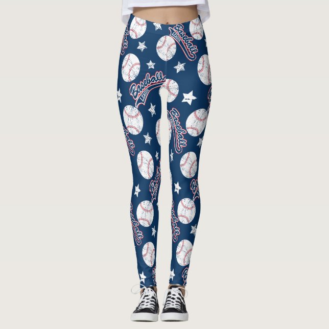 Baseball-ligan Leggings (Framsida)