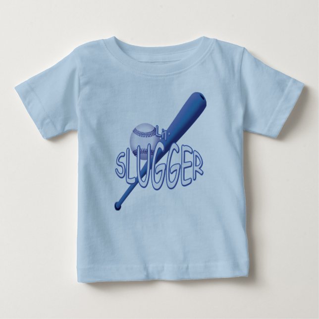 Baseball Lil'Slugger Blue T-Shirt (Framsida)