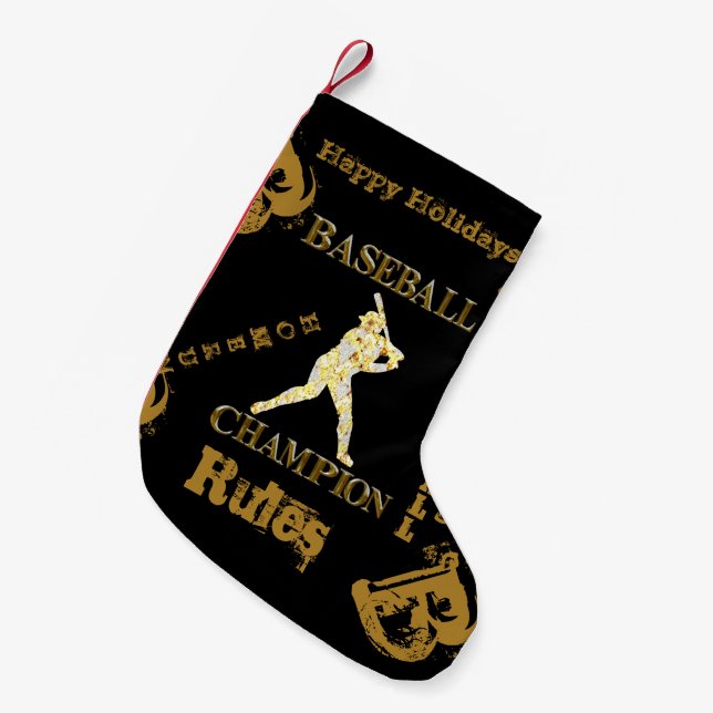 Baseball Liten Julstrumpa (Framsidan (Hängande))