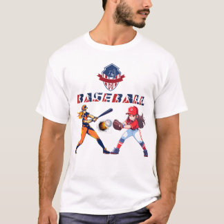 Baseball Logotyp, Anpassningsbar Sports Design, Vi T Shirt
