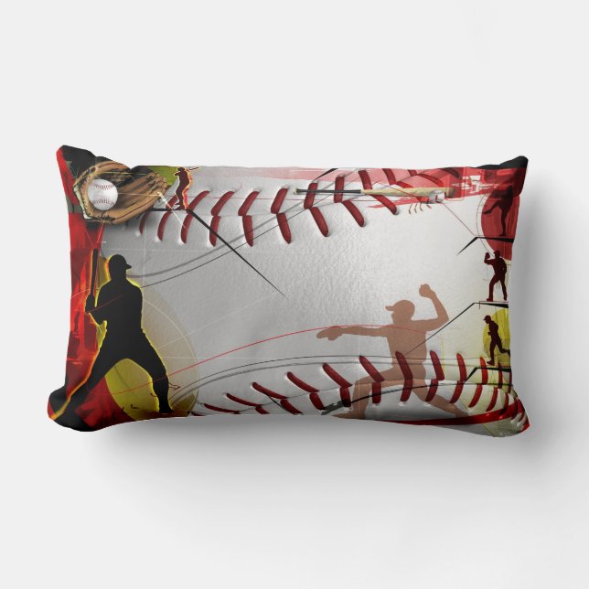 Baseball Lumbarkudde (Framsida)