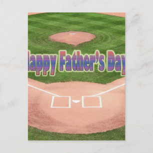 Baseball lycklig Fars dag Vykort