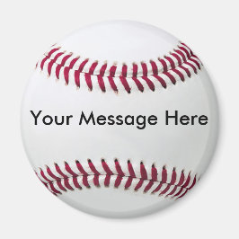 Baseball Magnet med meddelande