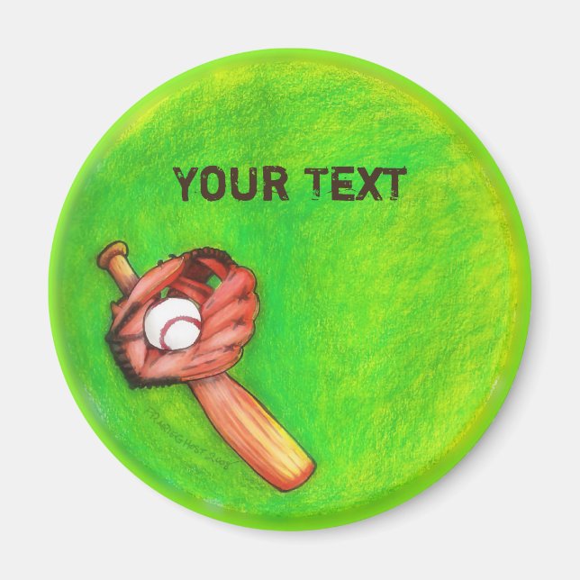 Baseball Magnets Magnet (Framsidan)