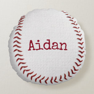 Baseball makro med Namn Rund Kudde