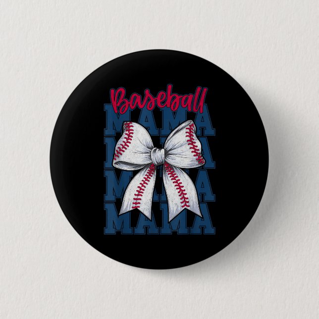 Baseball Mama Coquette Bow Game Day Baseball Mom M Knapp (Framsida)