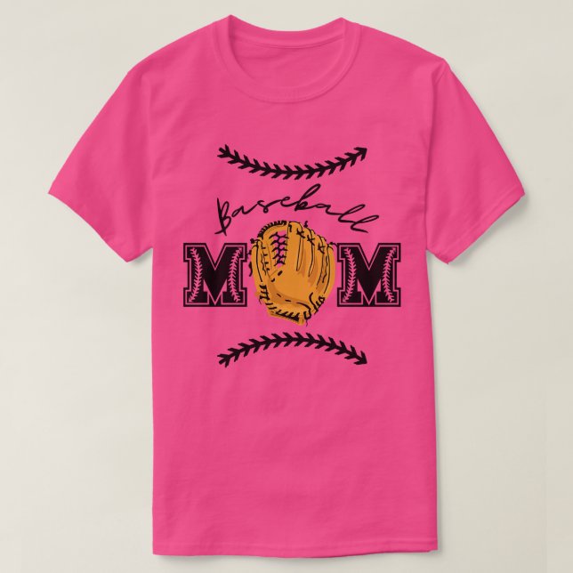 Baseball Mamma 1 T Shirt (Design framsida)