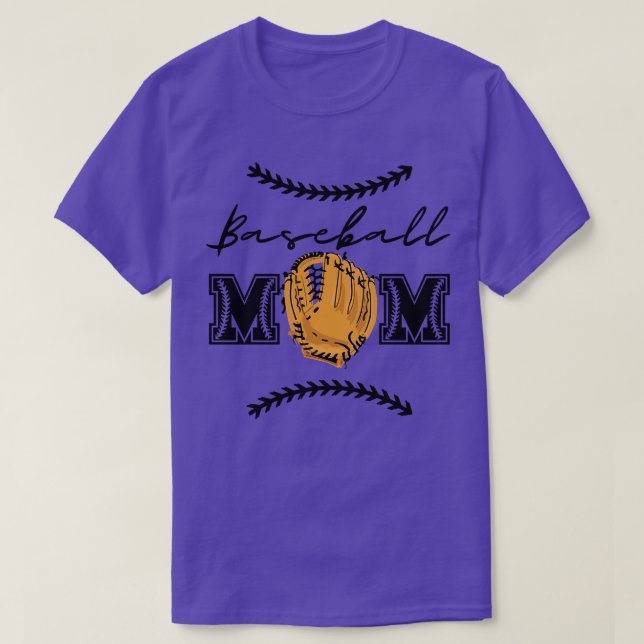Baseball Mamma 25 T Shirt (Design framsida)