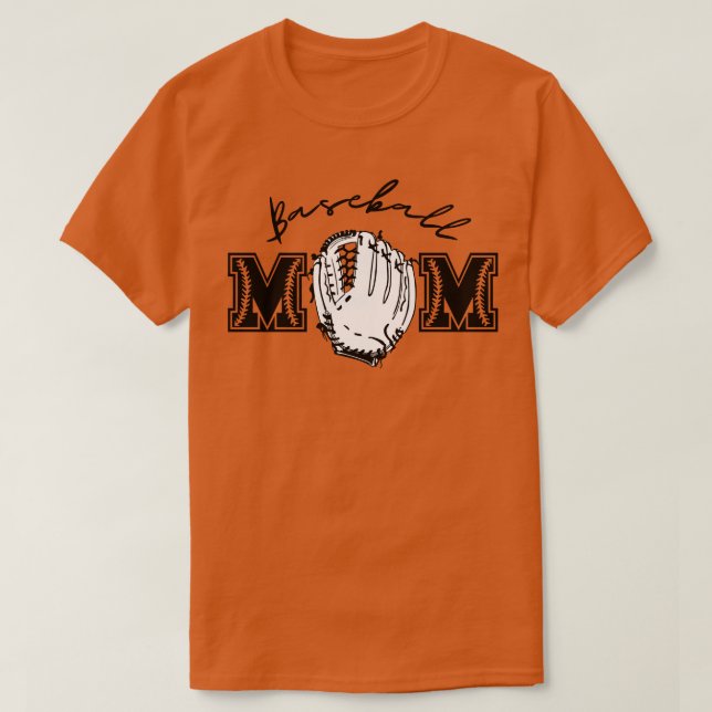 Baseball Mamma 27 T Shirt (Design framsida)