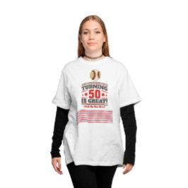 Baseball mamma 50:e födelsedagen t shirt