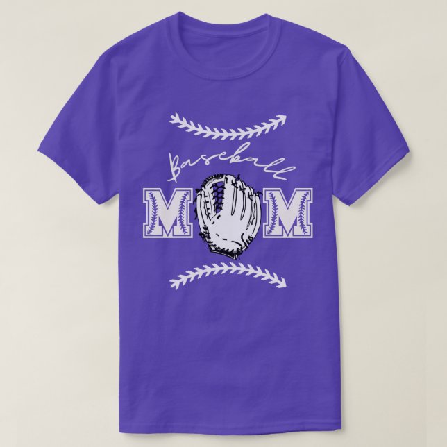 Baseball Mamma 6 T Shirt (Design framsida)