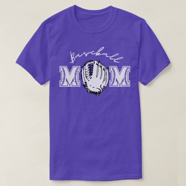 Baseball Mamma 7 T Shirt (Design framsida)