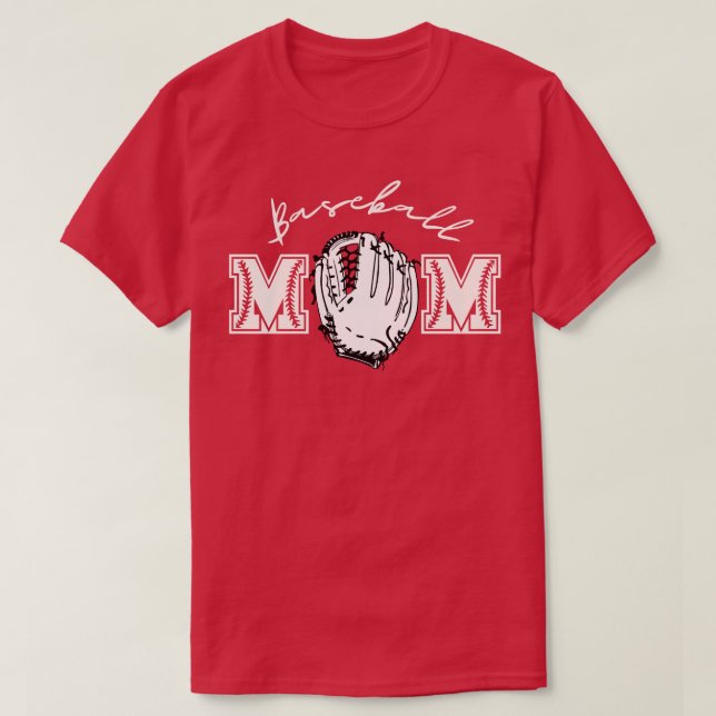 Baseball Mamma 7 T Shirt (Design framsida)