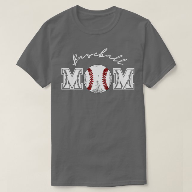 Baseball Mamma 9 T Shirt (Design framsida)