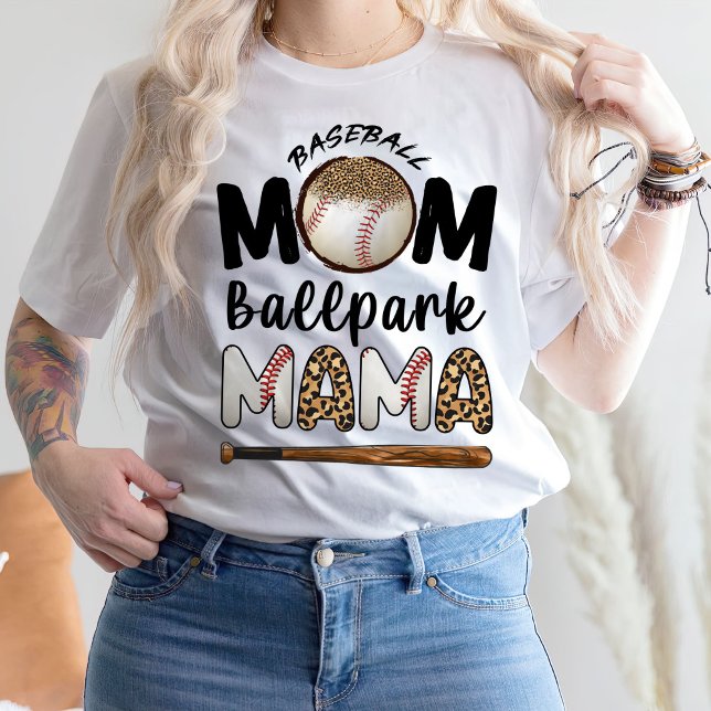 Baseball Mamma Ballpark Mamma T Shirt (Skapare uppladdad)