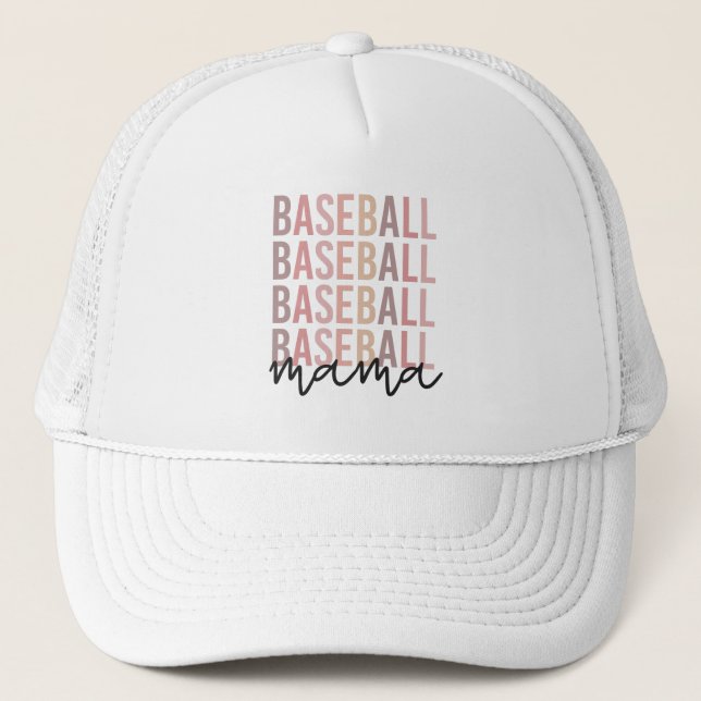 Baseball Mamma | Baseball Mamma-gåvor Keps (Framsida)