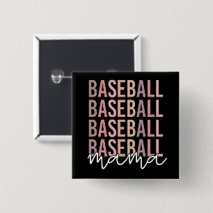 Baseball Mamma Baseball Mamma-gåvor Knapp