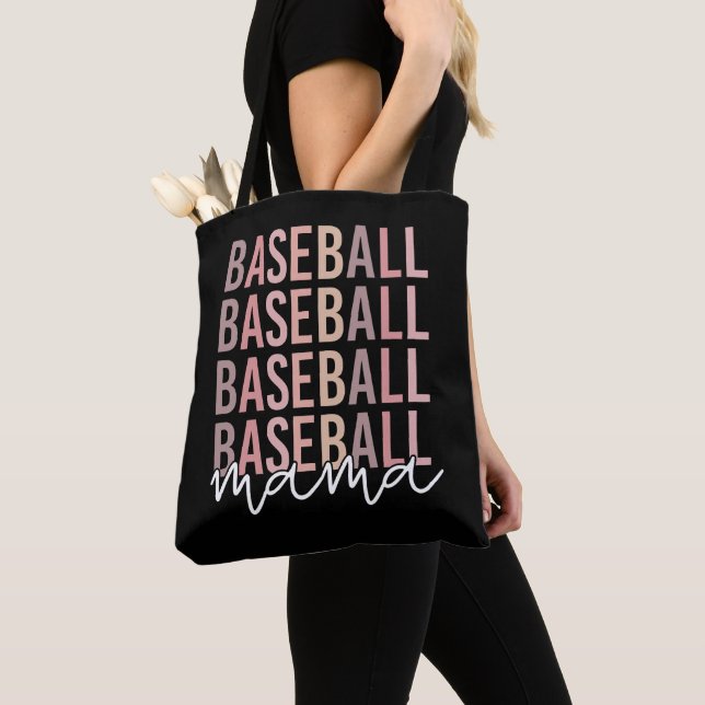Baseball Mamma | Baseball Mamma-gåvor Tygkasse (Närbild)