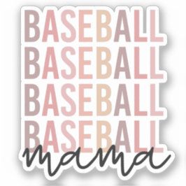 Baseball Mamma | Baseball Mamma Gift Klistermärken