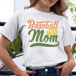 Baseball Mamma, baskiska gåva till Mamma T-Shirt