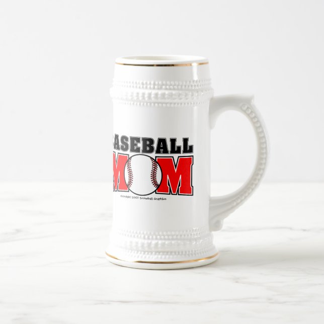 Baseball Mamma Beer Stein Sejdel (Höger)