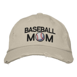 Baseball Mamma Broderad Keps