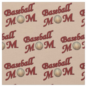 Baseball Mamma Design Mönster Tyg