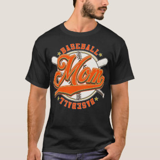 Baseball Mamma-familjens matchning T Shirt