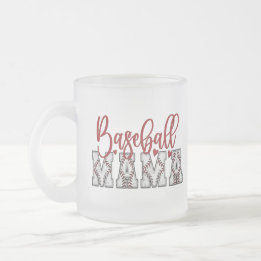 Baseball Mamma Frosted Mugg