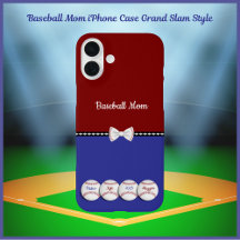 Baseball Mamma iphone case Grand Slam Stil