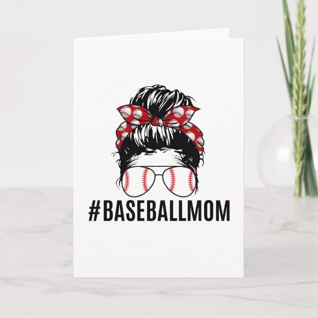 Baseball Mamma Life Kort (Framsida)