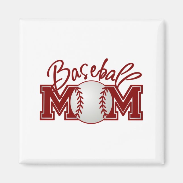 Baseball MAMMA Magnet (Framsidan)