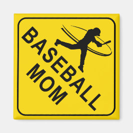 Baseball Mamma Magnet