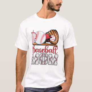 Baseball Mamma Mamma Baseball T Shirt