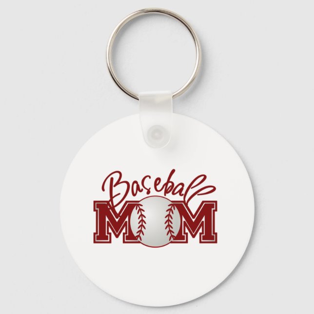 Baseball MAMMA Nyckelring (Framsida)