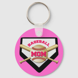 BASEBALL MAMMA NYCKELRING