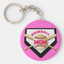 BASEBALL MAMMA NYCKELRING
